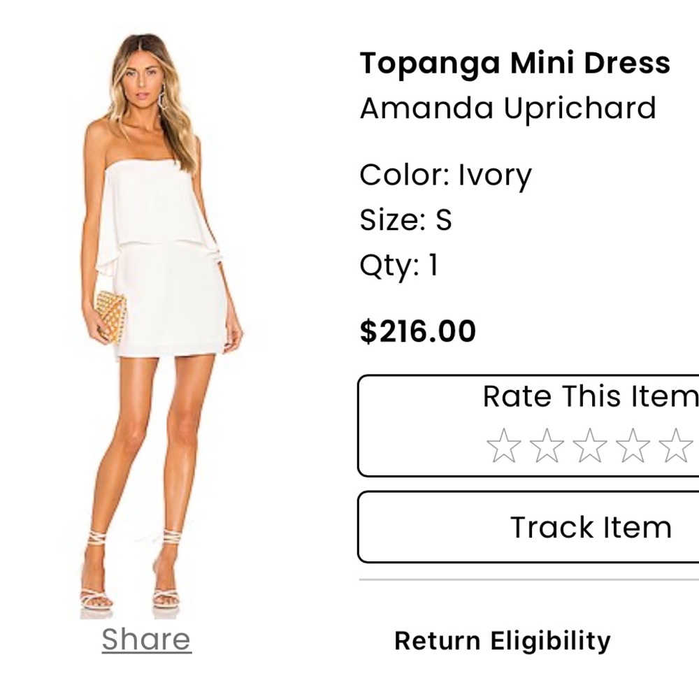 Amanda Uprichard Topanga Dress